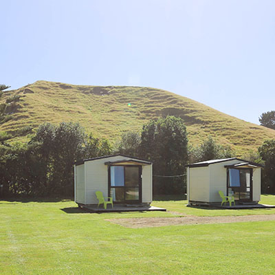 Double cabin at Kai Iwi Beach Holiday Park